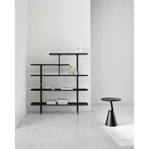 Slice Bookcase Medium High Black