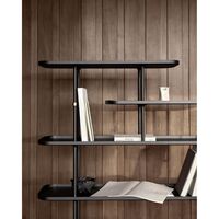 Slice Bookcase Medium High Black