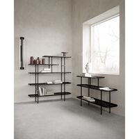 Slice Bookcase Medium High Black