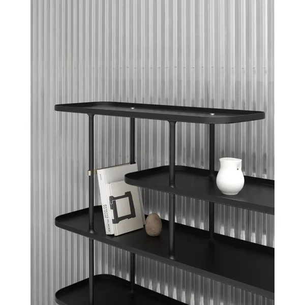 Slice Bookcase Medium High Black