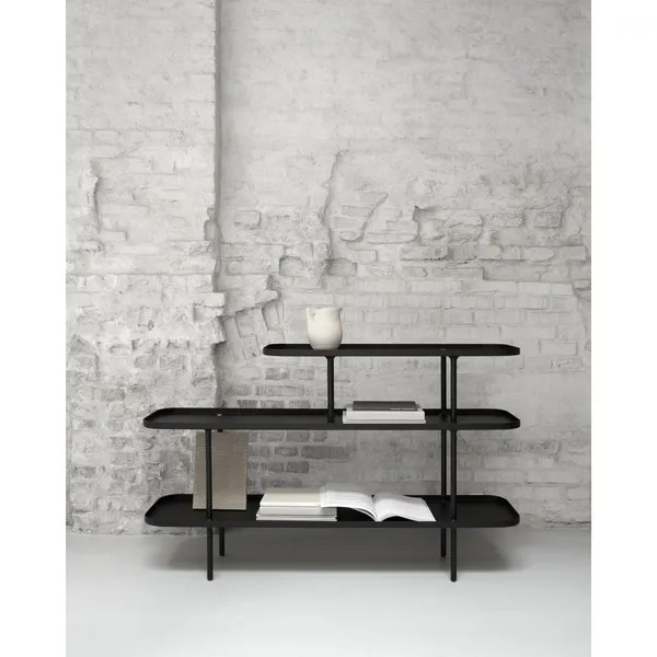 Slice Bookcase Medium Black