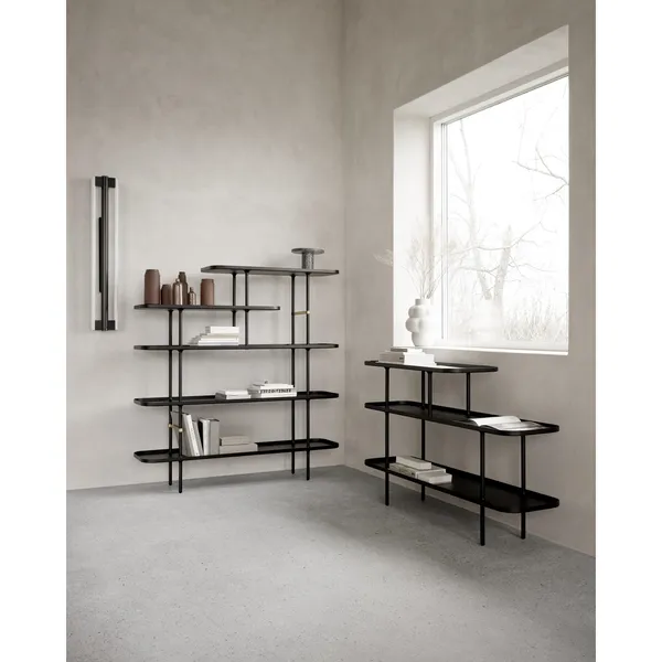 Slice Bookcase Medium Black