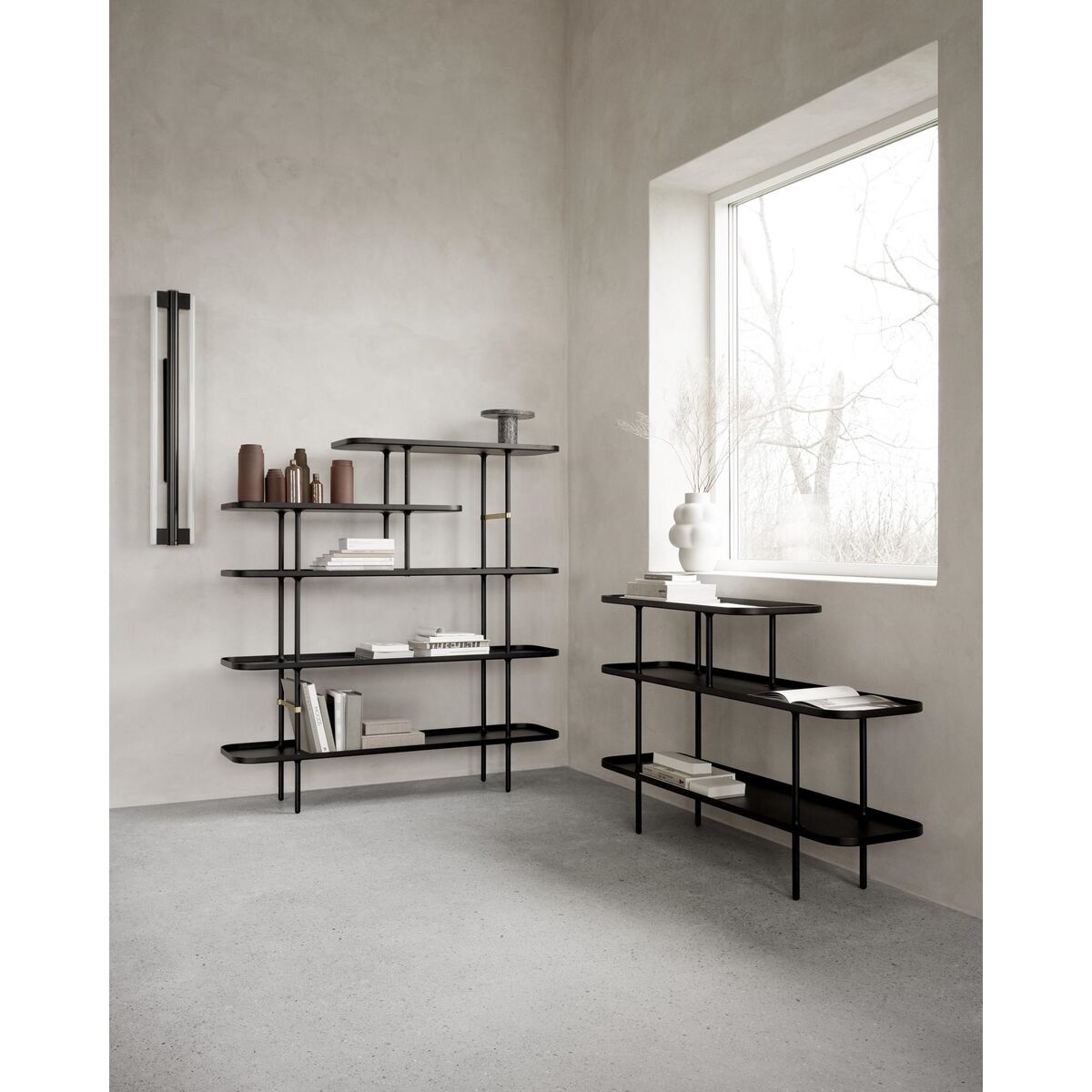 Slice Bookcase Medium Black