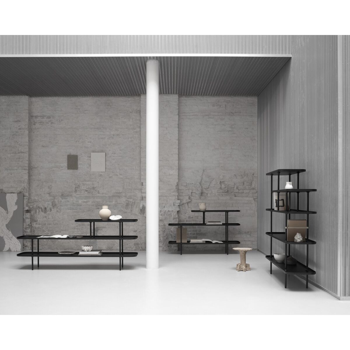 Slice Bookcase Medium Black
