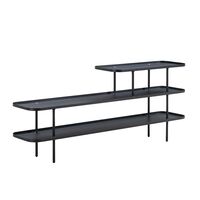 Slice Bookcase Medium Long Black