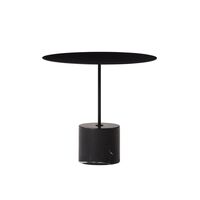 Calibre Sidebord Lavt Sort/Sort Marmor