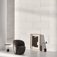 Calibre Sidebord Lavt Sort/Sort Marmor