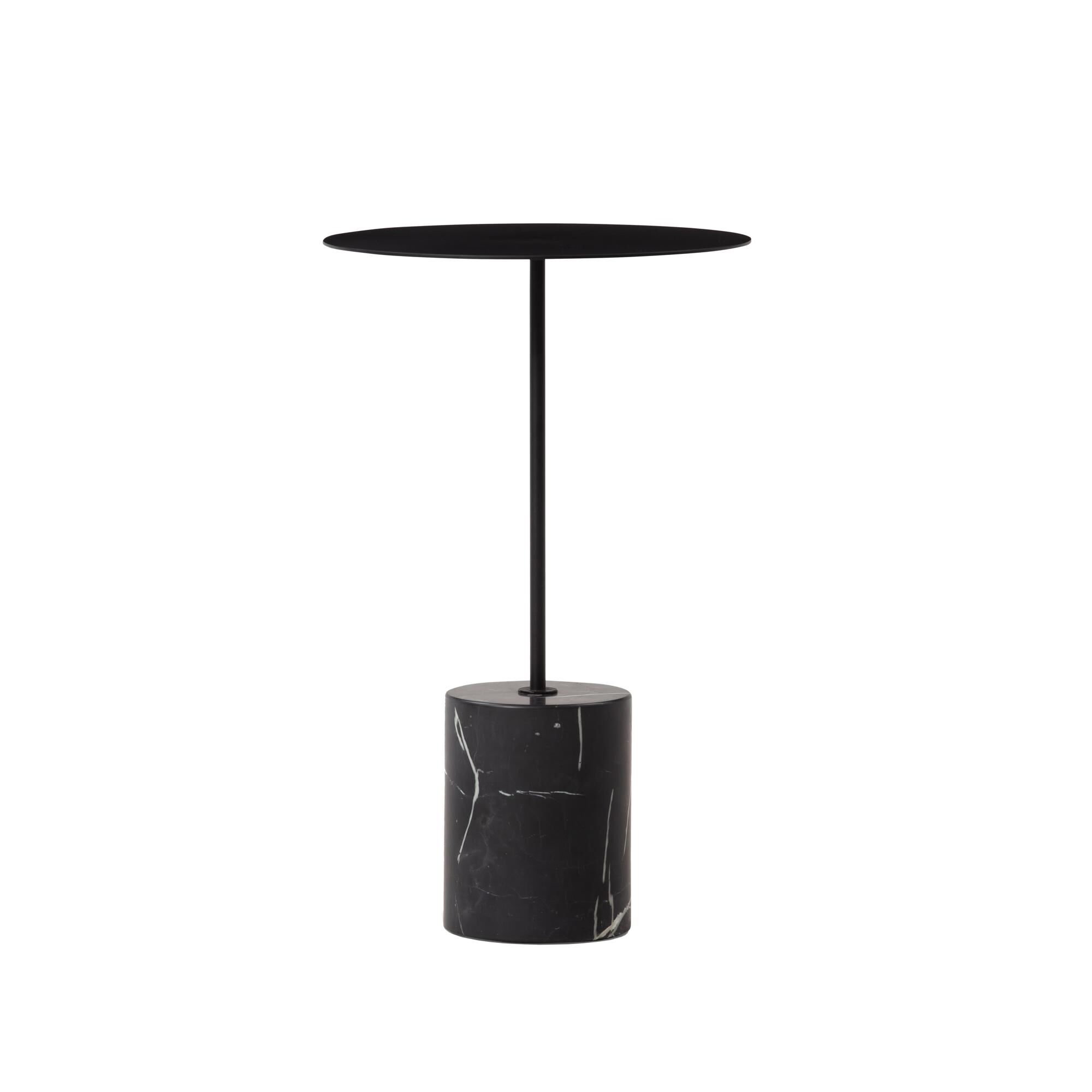 Calibre Sidebord Hjt Sort/Sort Marmor