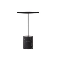 Calibre Side Table High Black/ Black Marble