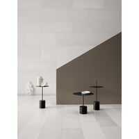 Calibre Side Table High Black/ Black Marble