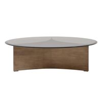 Arc Coffee Table Large Brown