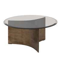 Arc Coffee Table Medium Brown