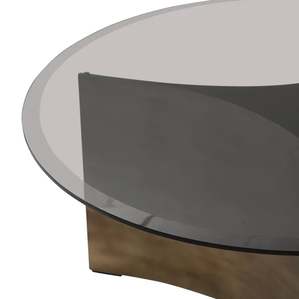 Arc Coffee Table Medium Brown