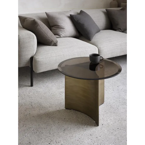 Arc Coffee Table Small Brown