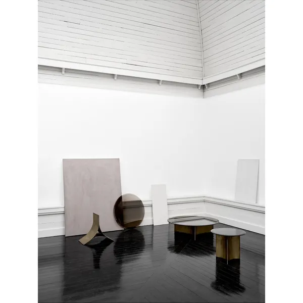 Arc Coffee Table Small Brown