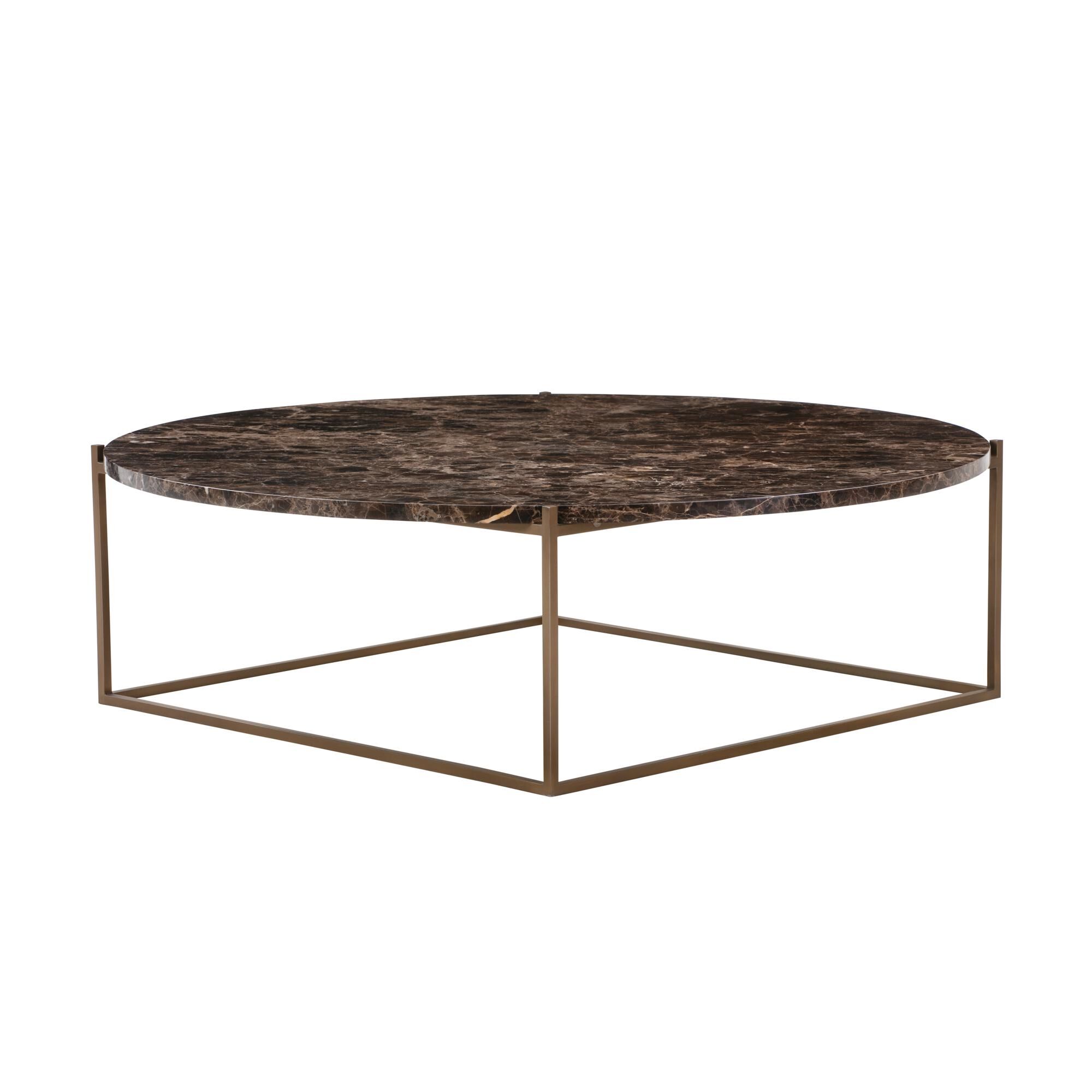 Circle Sofabord 100 Emperador Marmor