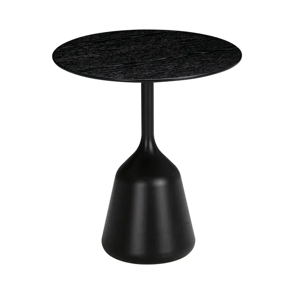 Coin Sidebord Høj Sort