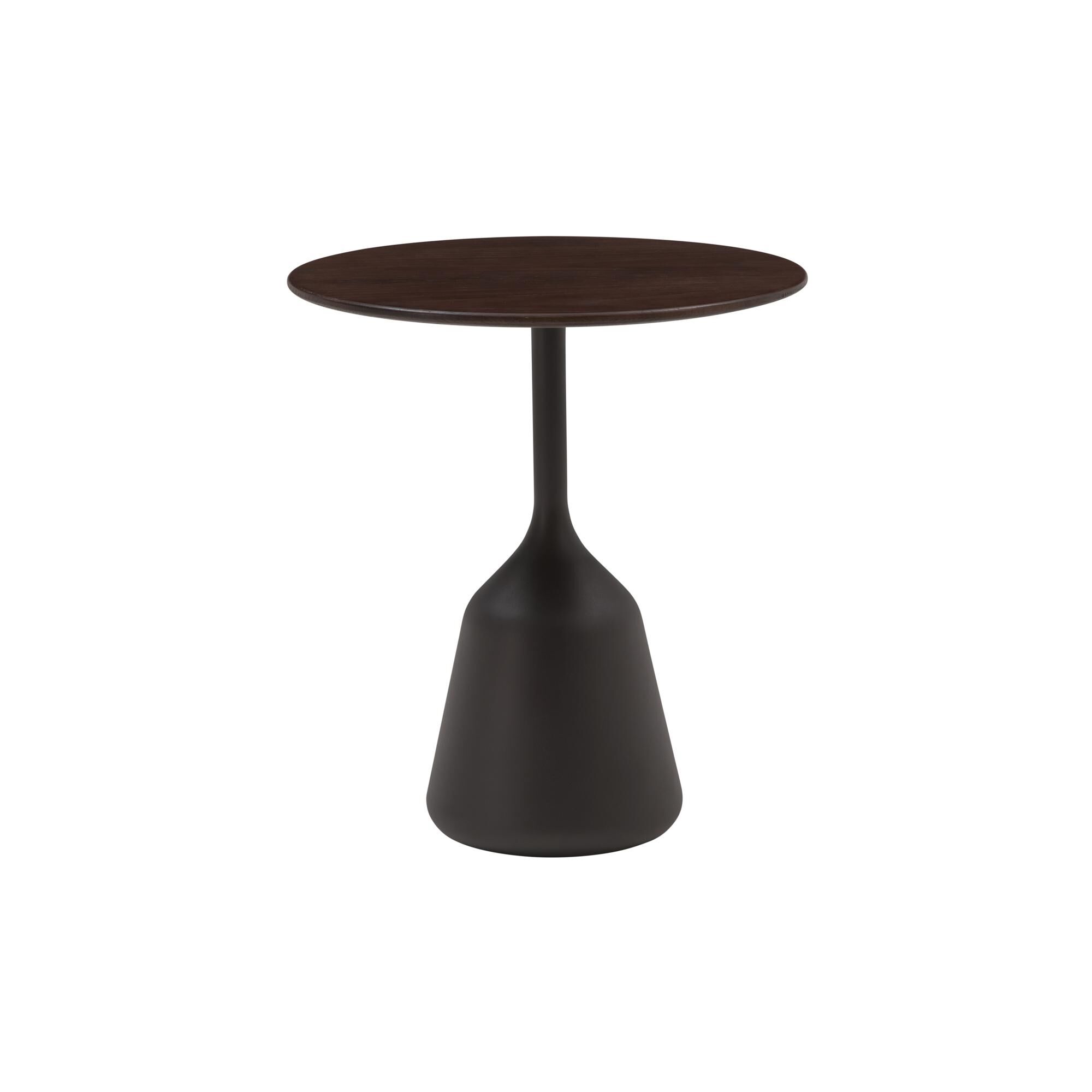 Coin Sidebord 45 Hjt Mrkebrun Eg