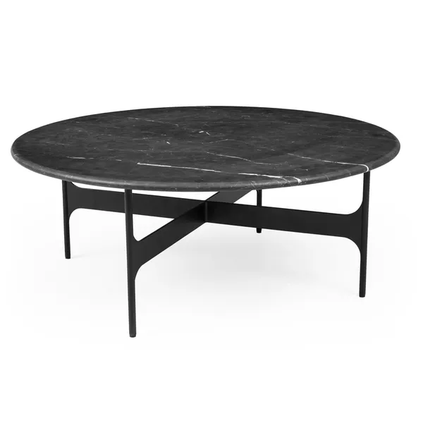 Mesa de Centro Floema Ø85 Negro