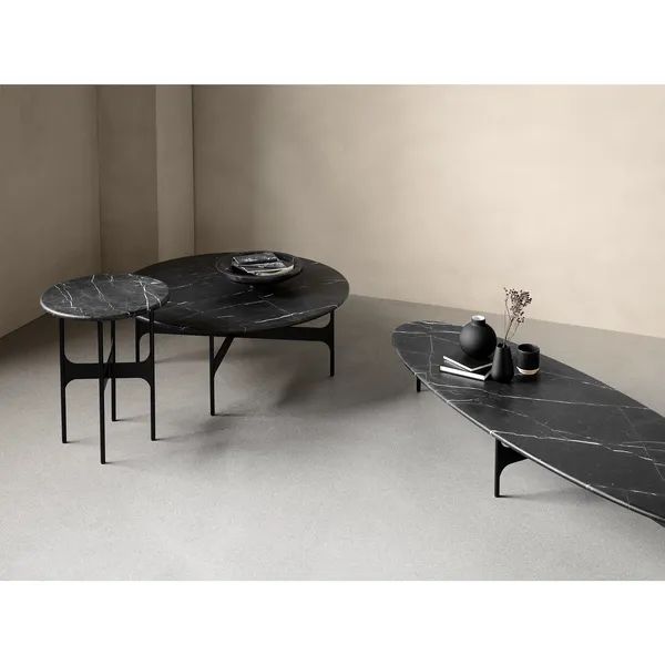 Mesa de Centro Floema Ø85 Negro