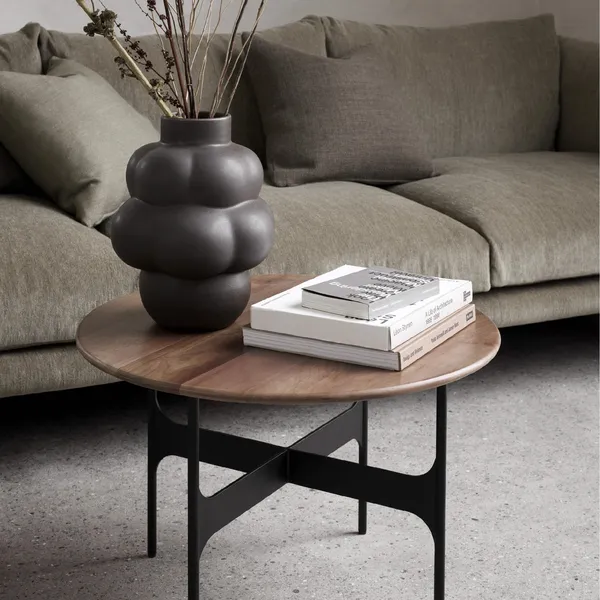 Floema Coffee Table Ø60 Walnut