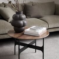 Floema Coffee Table Ø60 Walnut