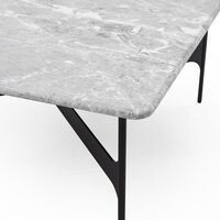 Floema Coffee Table 80x80 Gray Emperador Marble