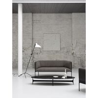 Floema Table Basse Ovale Nero Marquina
