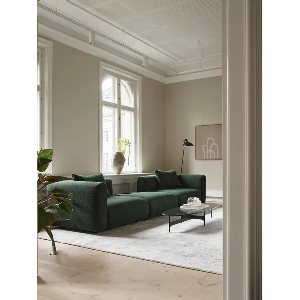 Floema Oval Coffee Table Gray Emperador
