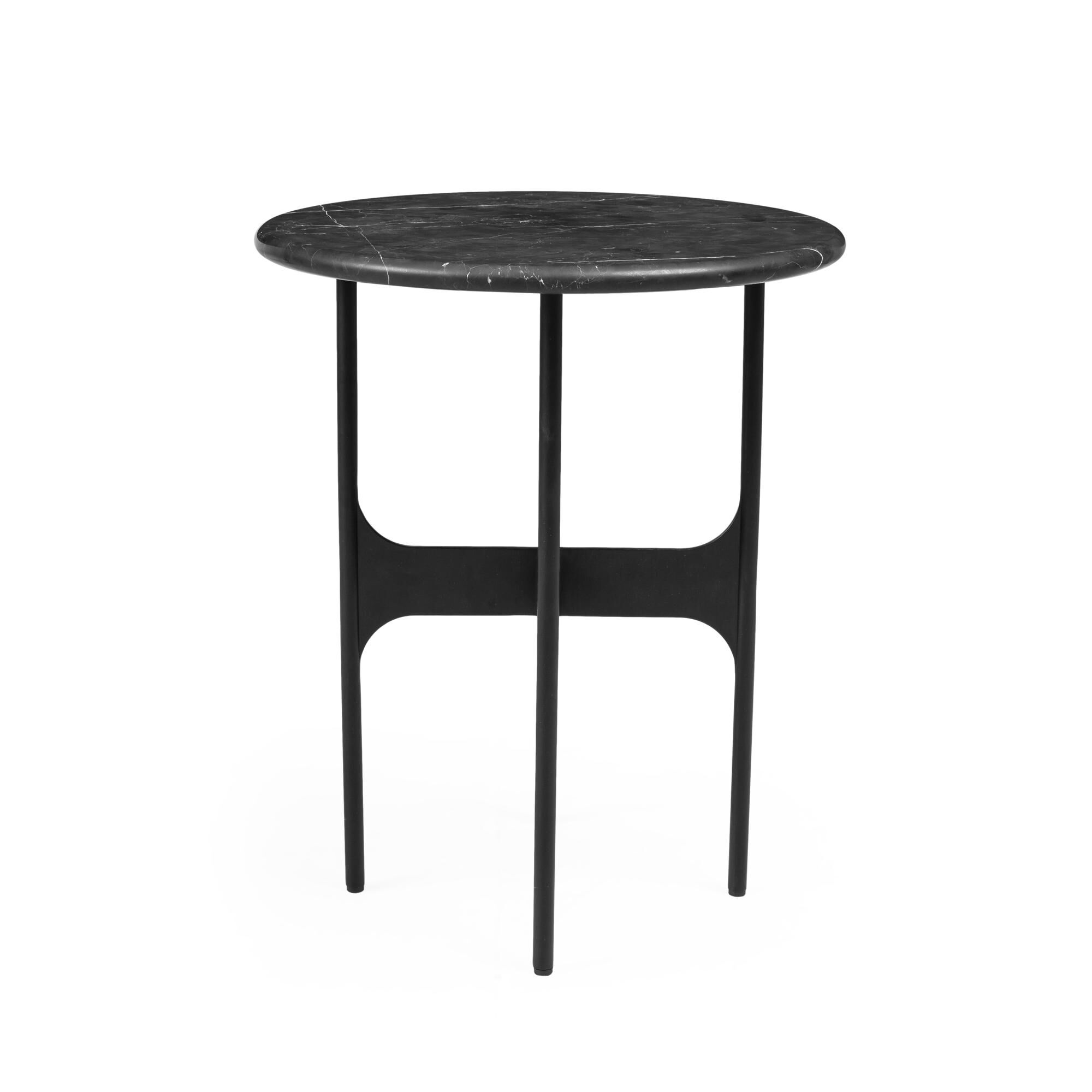 Floema Sidebord 40 Sort Nero Marquina Marmor