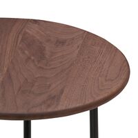 Floema Side Table Ø40 Walnut