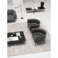 Root Coffee Table 114x90 Black