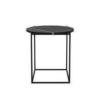 Circle Occasional Coffee Table Black