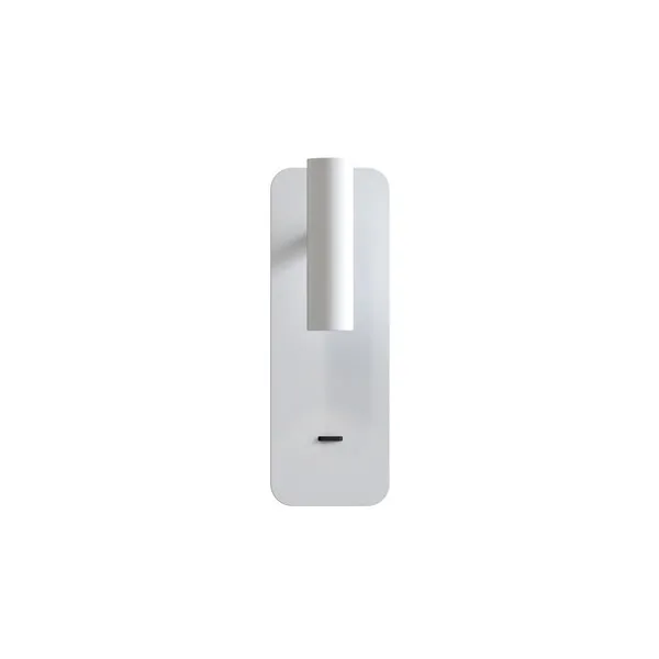 Enna Surface USB- Wandlamp, Mat Wit