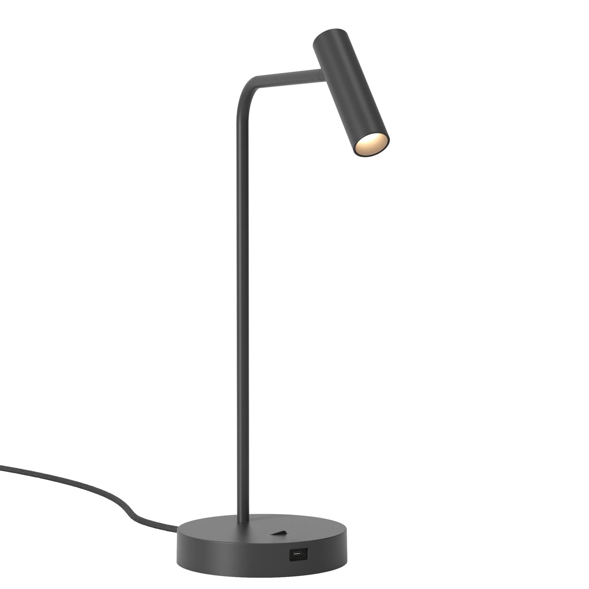 Enna Bærbar Bordlampe Matt Sort