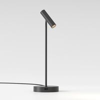 Schwarz Tragbare Tischlampe Matt
