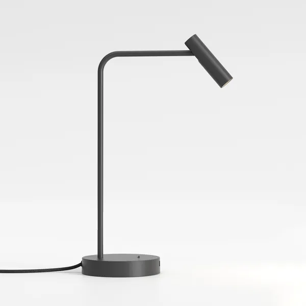 Schwarz Tragbare Tischlampe Matt