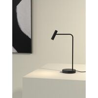 Schwarz Tragbare Tischlampe Matt