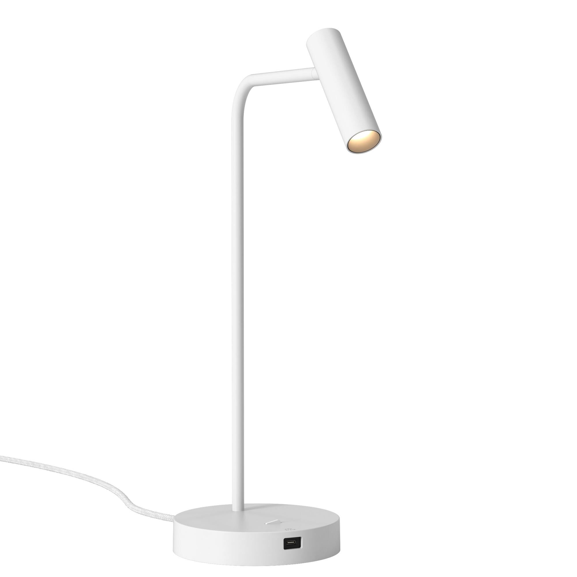 Enna Bærbar Bordlampe Matt Hvit