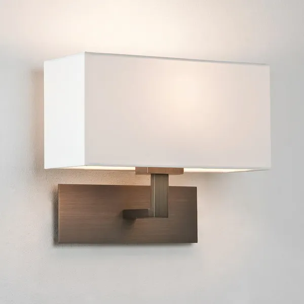Park Lane Wandlamp Brons Wit