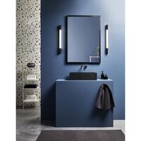 Palermo 600 Vegglampe Matt Sort