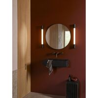 Palermo 600 Vegglampe Matt Sort