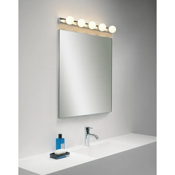 Cabaret 5 Ll Wall Lamp Polished Chrome