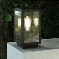 Homefield Pedestal Table Lamp Black