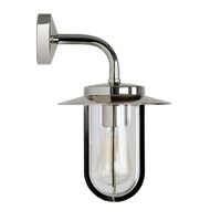 Montparnasse Wandlampe, Poliertes Nickel