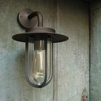 Montparnasse Außenleuchte, Wandlampe, Bronze
