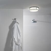 Mashiko 400 Round Ceiling Light Chrome