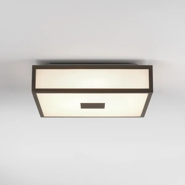 Mashiko Classic 300 Square Ceiling Light Bronze