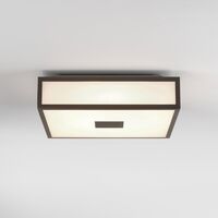 Mashiko Classic 300 Square Ceiling Light Bronze