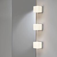 Lampe de Salle de Bain Cube Chrome